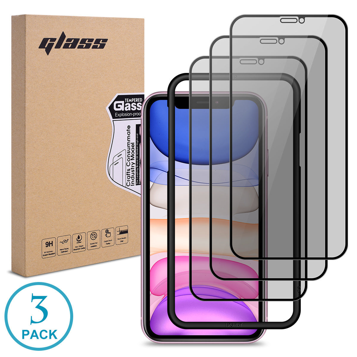 HD Tempered Glass Screen Protector With High Light Transmittance