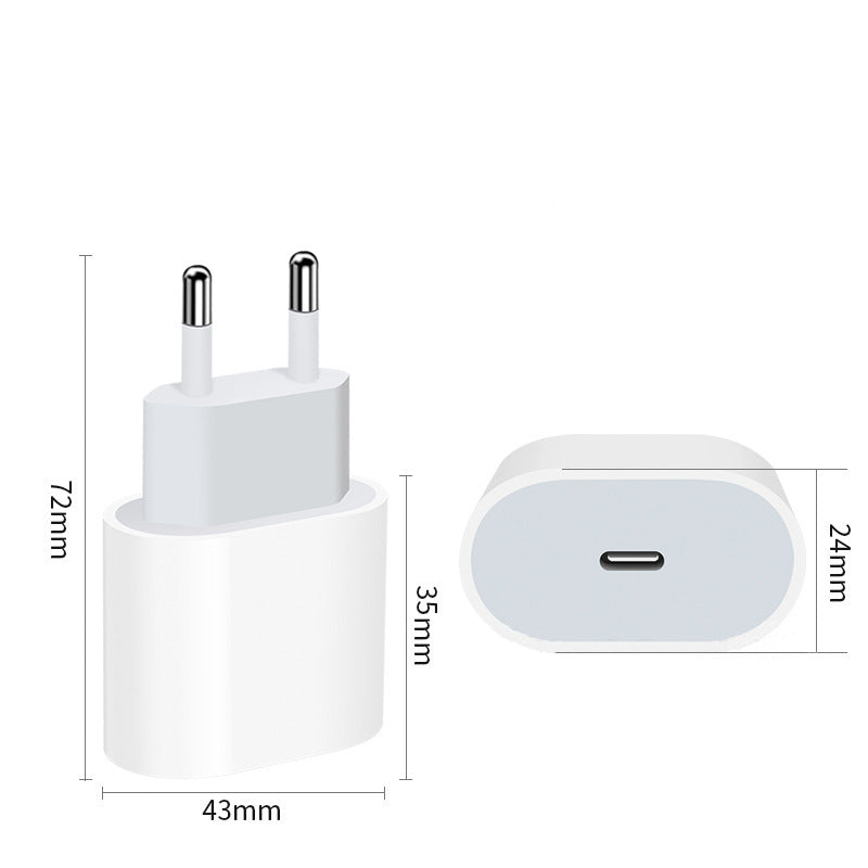 PD20W Direct Charge Mobile Phone Wall Charger With USB Output