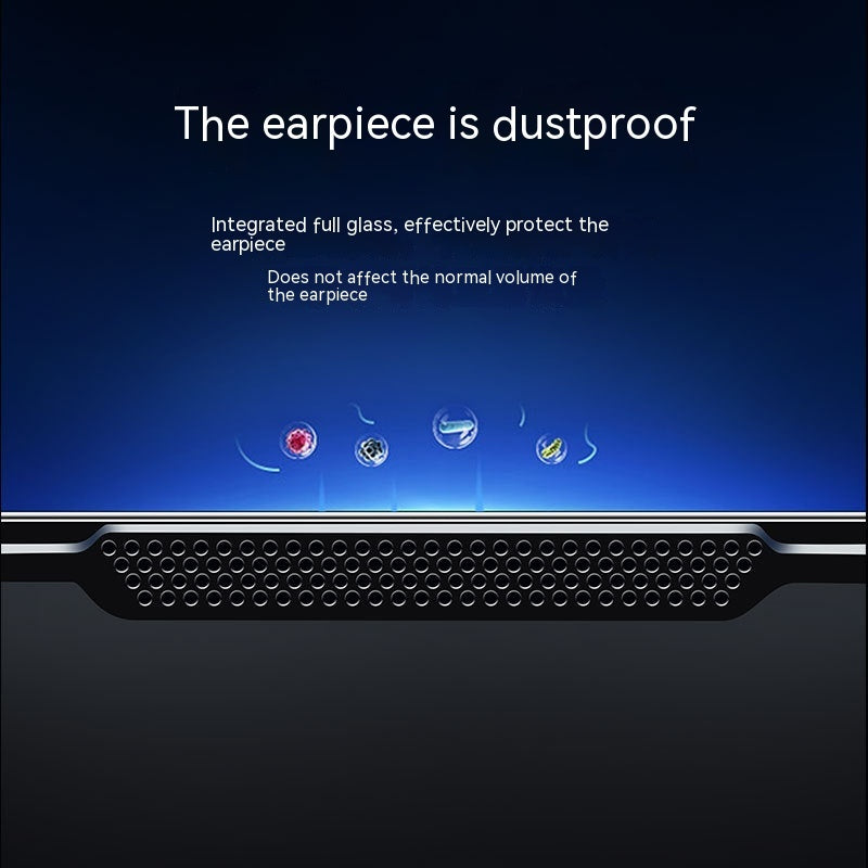 Dust Free Tempered Glass Screen Protector With Anti Fingerprint Coating