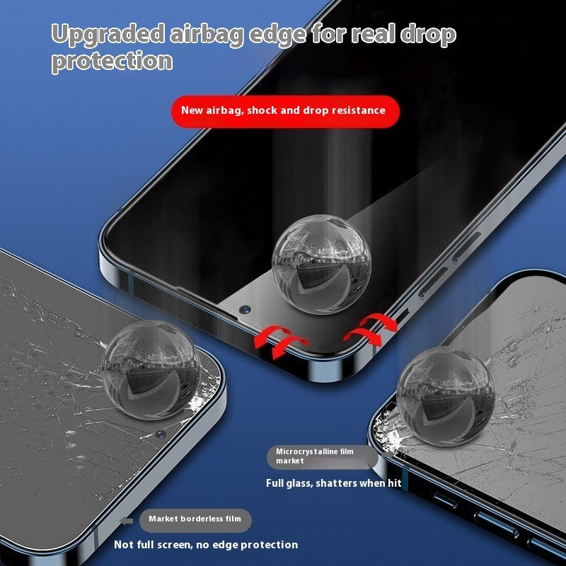 Airbag Blue Light Tempered Glass Full Screen Phone Protector