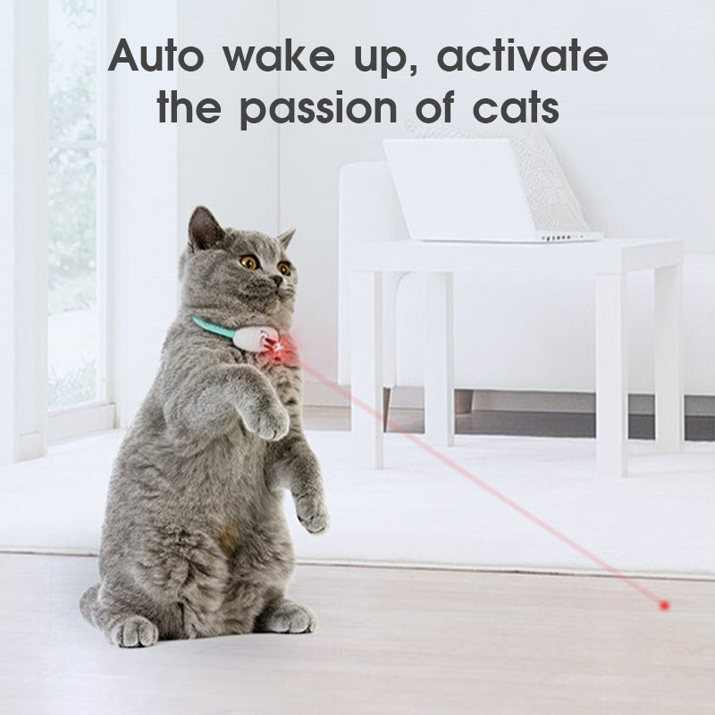 Automatic Smart Laser Cat Toy Collar USB Rechargeable