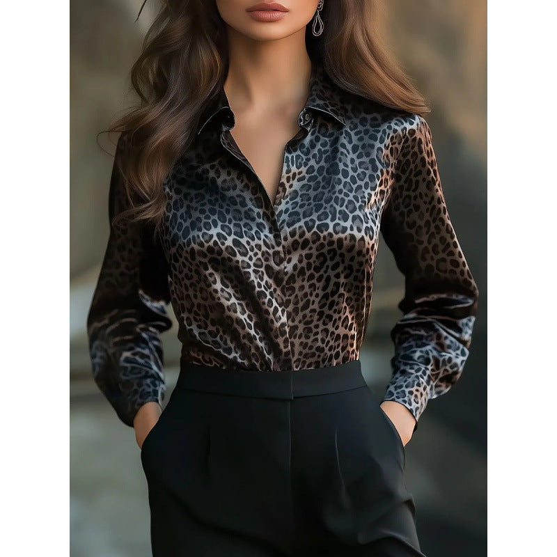 Women's Loose Fit Solid Color Everyday Casual Long Sleeve Shirt