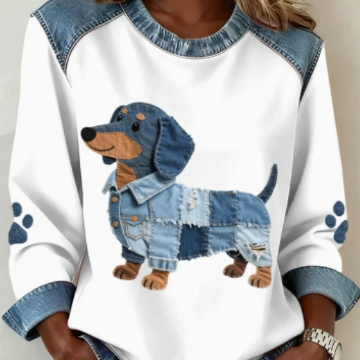 3D Digital Print Football Jersey Sweatshirt With Casual Fit