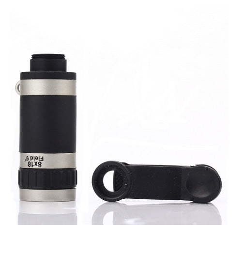 8X Optical Zoom Phone Telescope Lens With Clip And Cleaning Cloth