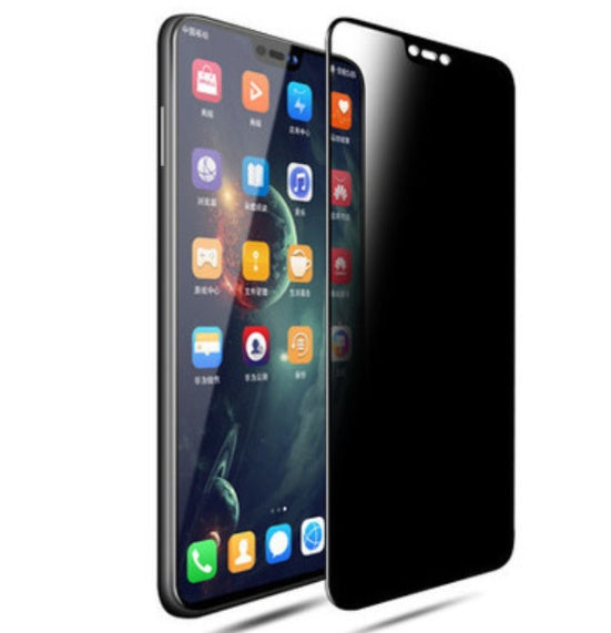 Full Screen Anti Spy Tempered Glass Protector For Huawei Models