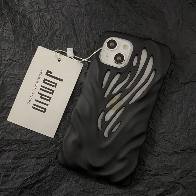 Hollow Heat?Dissipation Soft Rubber Protective Case For iPhone