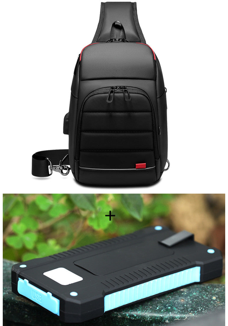 Ultra?Thin Solar Power Bank With Camping Light And Multi?Function Design