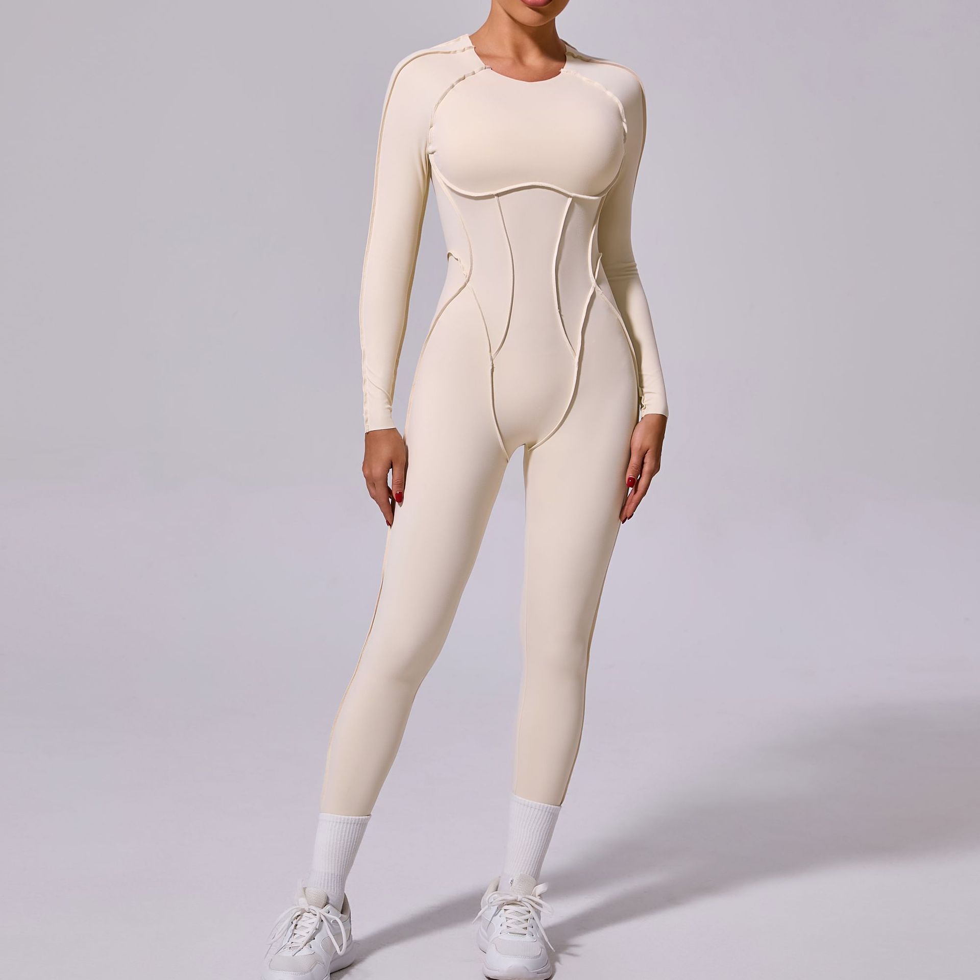 Women's Winter Backless Yoga Jumpsuit For Training And Comfort