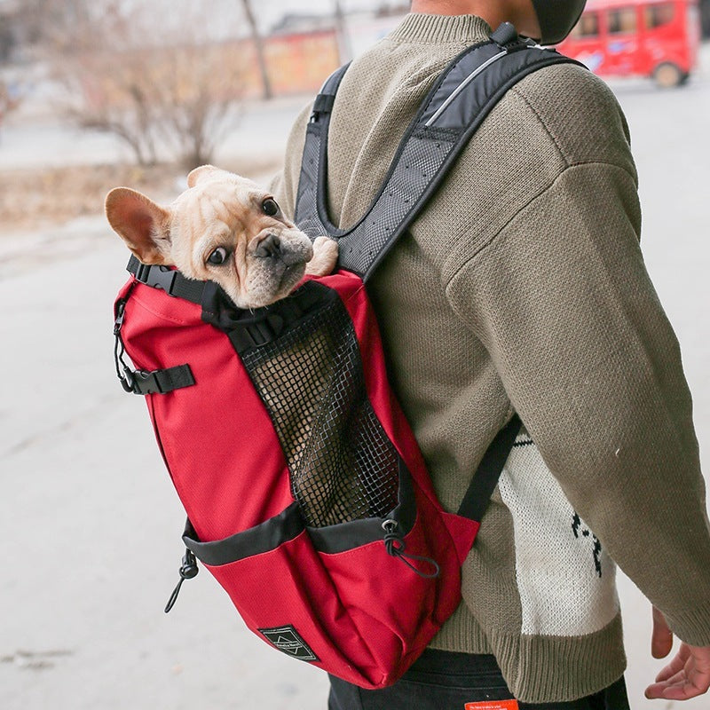 Double Shoulder Pet Carrier Backpack For Comfortable Travel - THEONE APPAREL