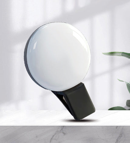 Round LED Selfie Fill Light For Makeup And Low?Light Photography