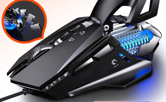 Silver Eagle G10 Wired Gaming Mouse With 7200 DPI And 7 Buttons