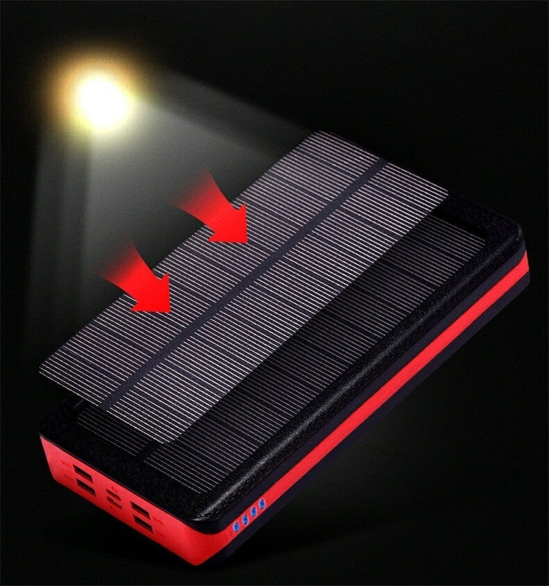 30000mAh Solar Power Bank With Rugged Design And Multi?Function Output