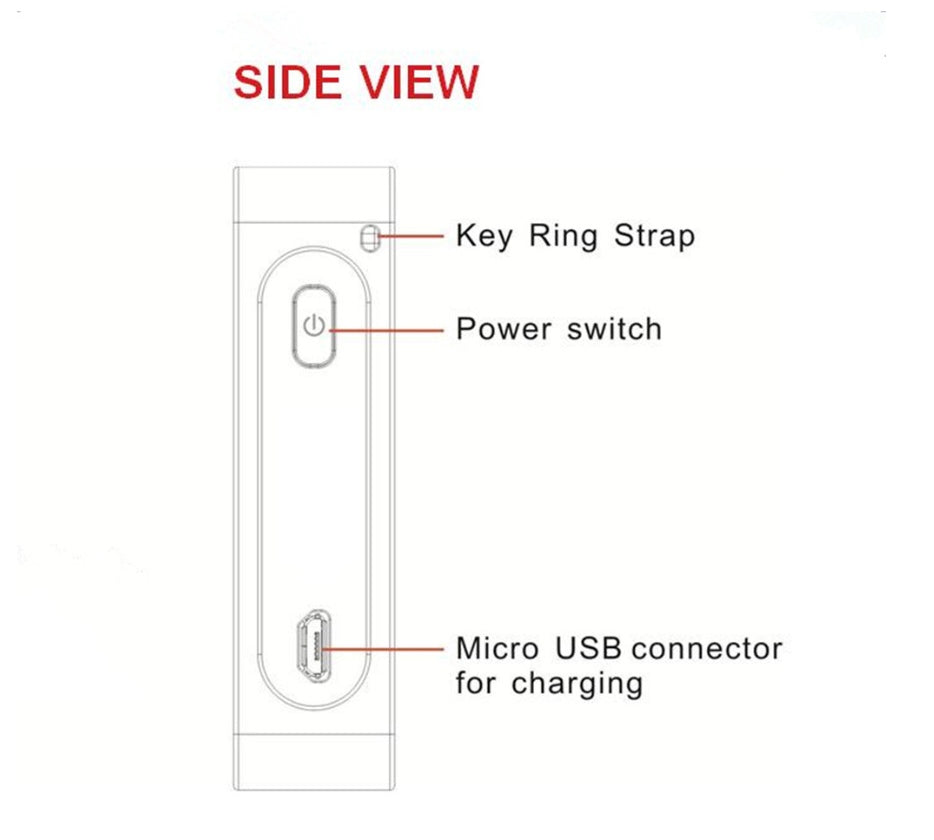 Bluetooth Virtual Laser Projection Keyboard With Mouse Function And Power Bank