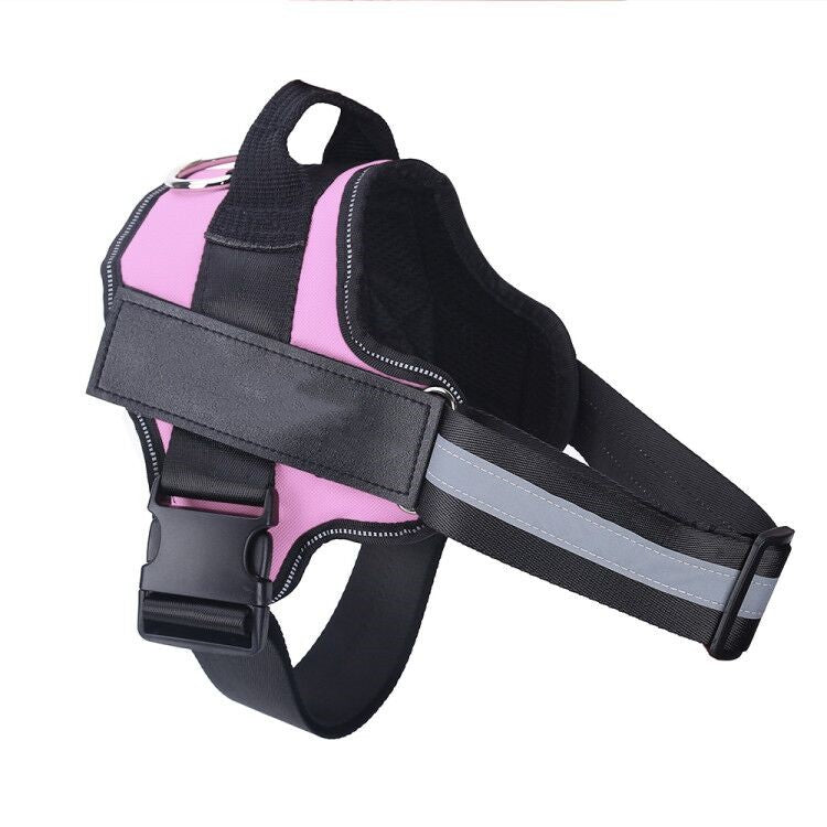 Personalized No Pull Reflective Dog Harness With Custom Patch
