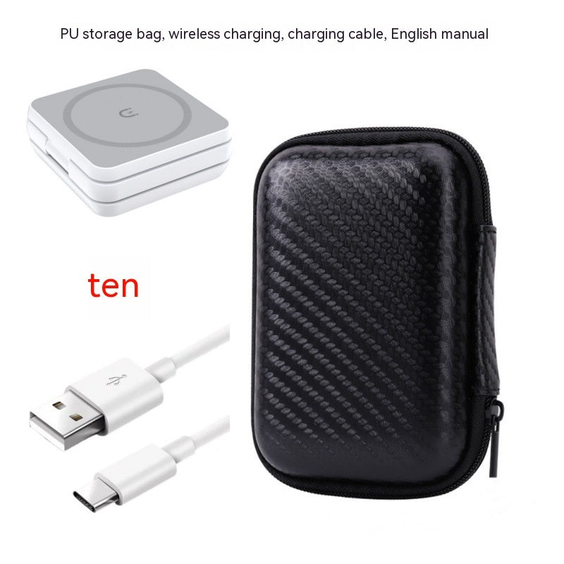 Foldable Magnetic Three?in?One Wireless Charger For Travel And Daily Use