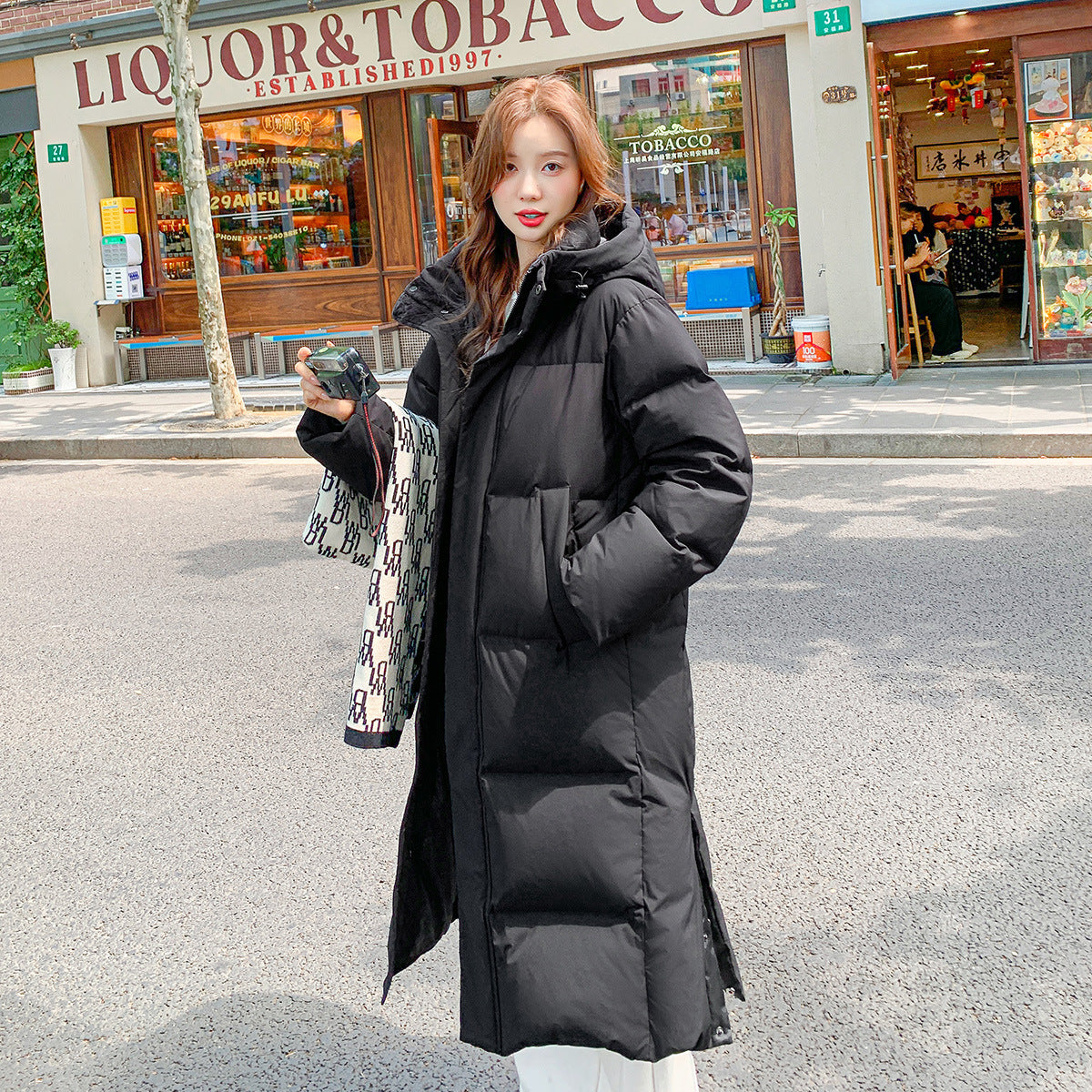 Trendy Loose Couple's Thickened Cotton Jacket With Character Print
