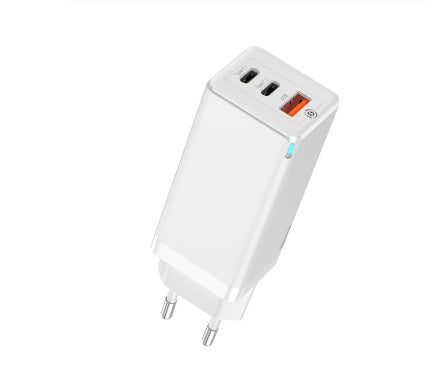 65W Triple-Port Fast Charger With Type?C And USB Outputs