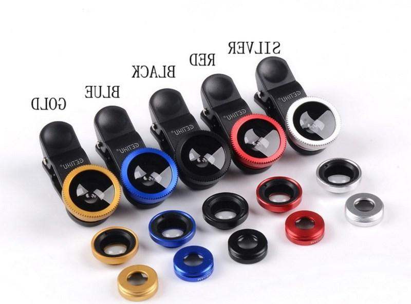 3?In?1 Fisheye, Wide?Angle, And Macro Lens Kit With Clip