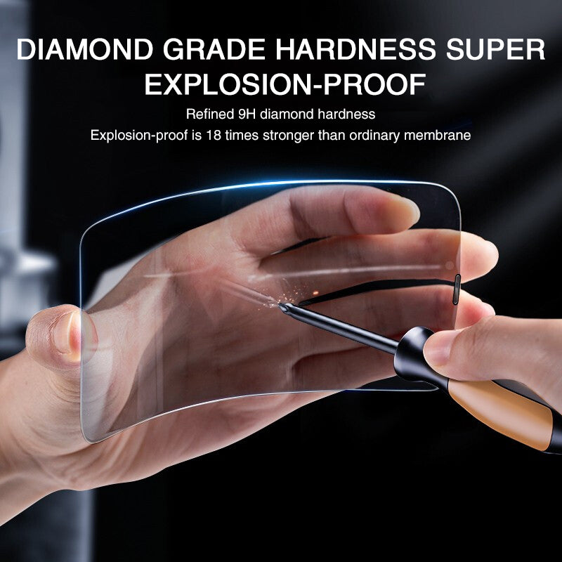 Full Screen Anti Spy Tempered Glass Protector For Smartphones