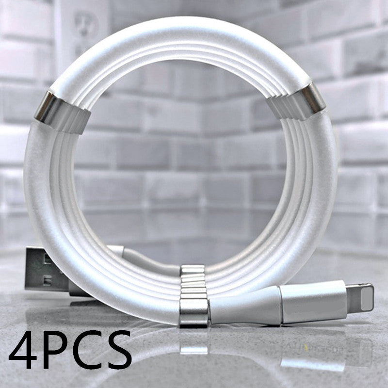 Magnetic Fast?Charging Data Cable With Multiple Connector Options