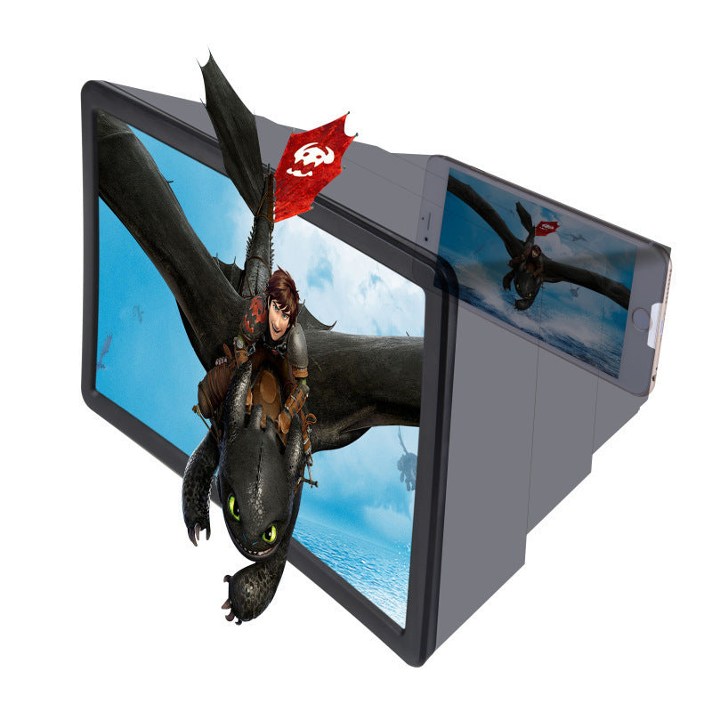 F2 Mobile Phone Screen Magnifier With Foldable ABS Frame And Lens