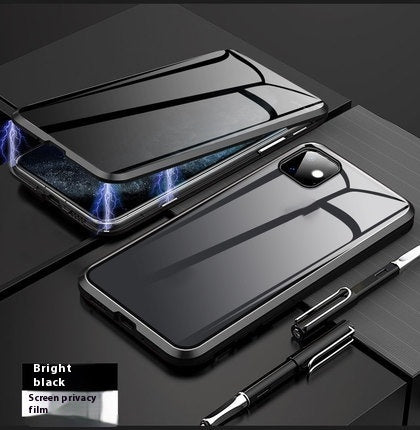 Magnetic Privacy Glass Anti?Peep Full Body Protective Phone Case