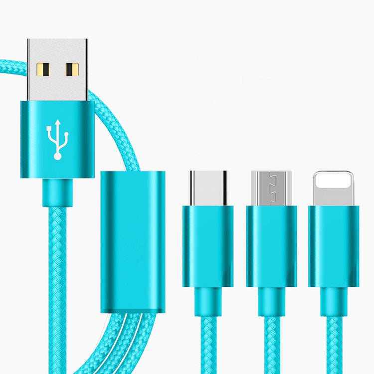 1.2m Three?In?One Charging Cable With Universal Multi?Device Support