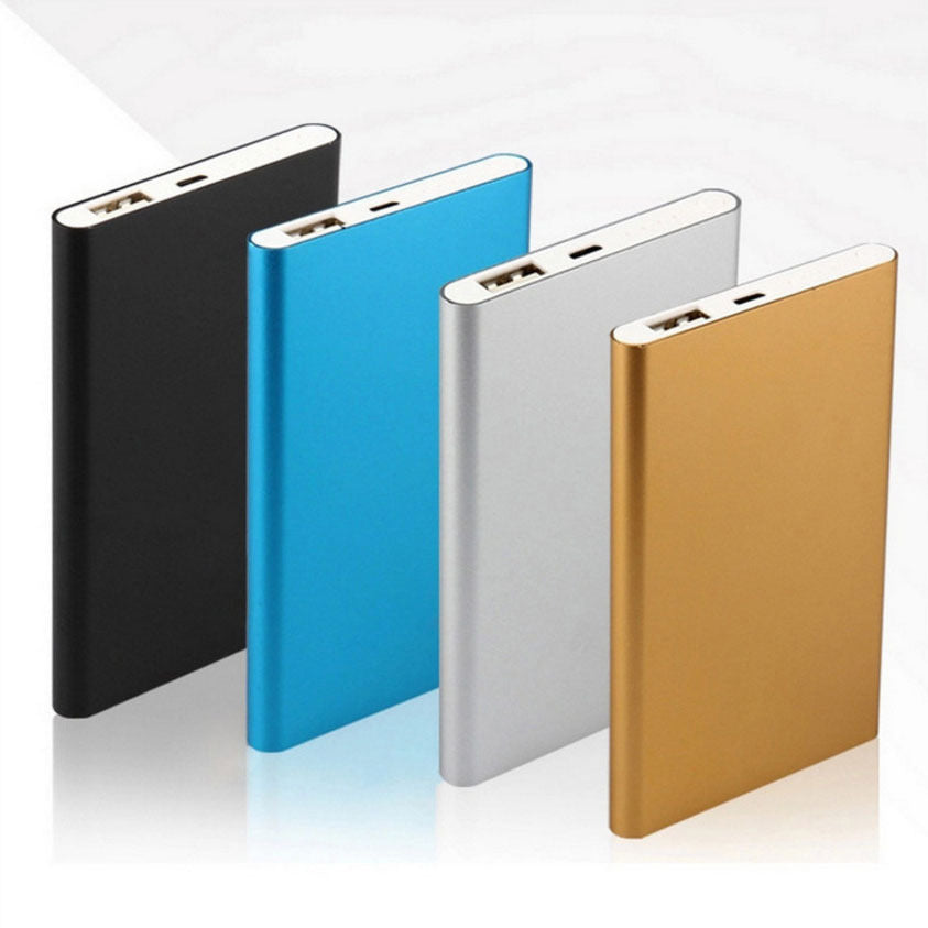 Ultra?Thin 4500mAh Alloy Power Bank With Slim Lightweight Design