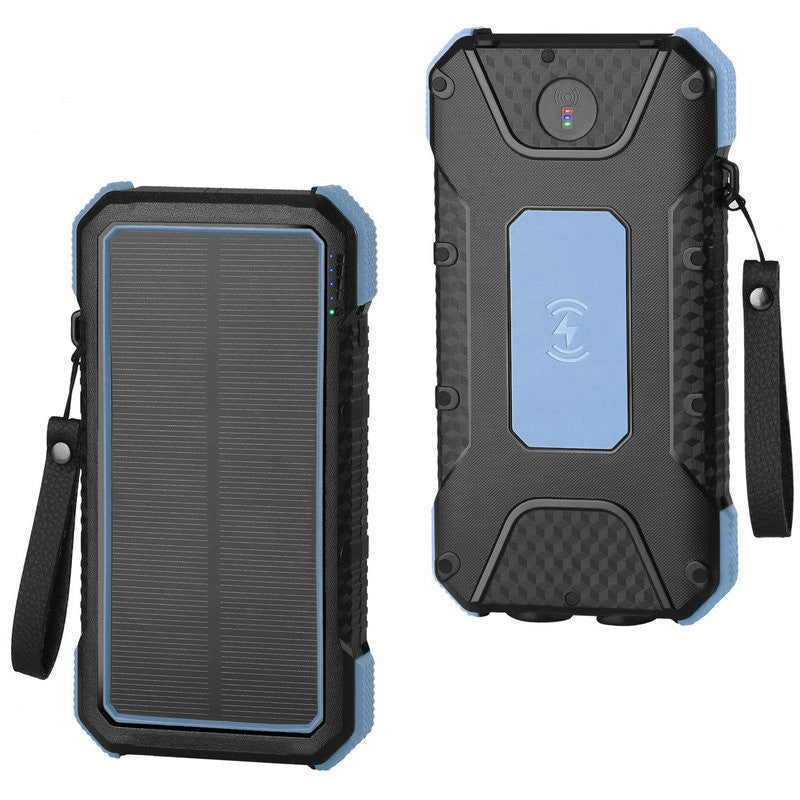 Solar Fast?Charging Compass Power Bank With Rugged Outdoor Design