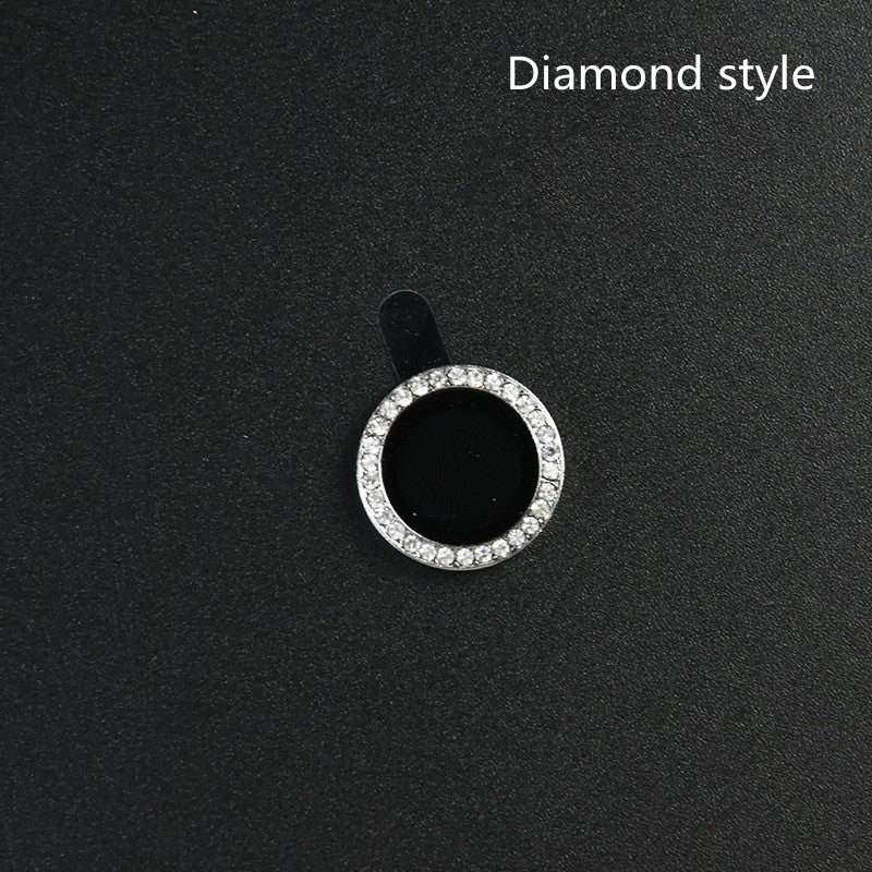 Diamond?Coated Camera Lens Protector For iPhone With Aluminum Alloy Frame
