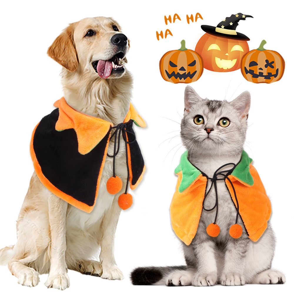 Adorable Pumpkin Jack-O-Lantern Pet Halloween Costume-Theone Apparel