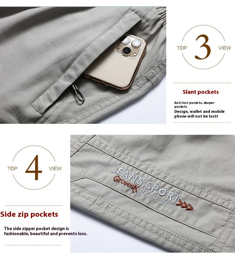 Breathable Cotton Jogger Trousers Designed for Active Comfort-Theone Apparel