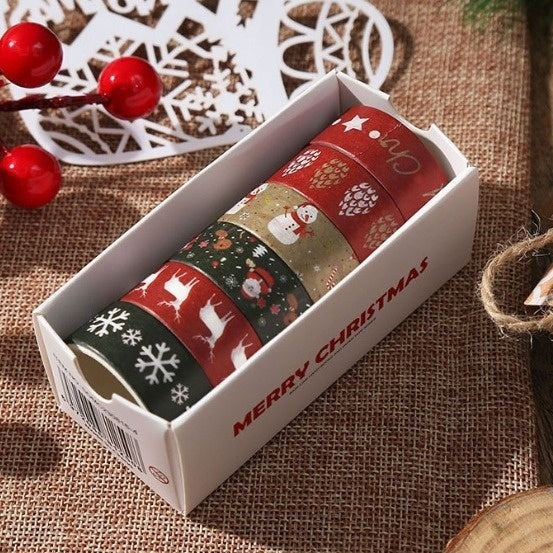 Christmas Themed Washi Tape and Christmas Gift Wrapping Tape-Theone Apparel