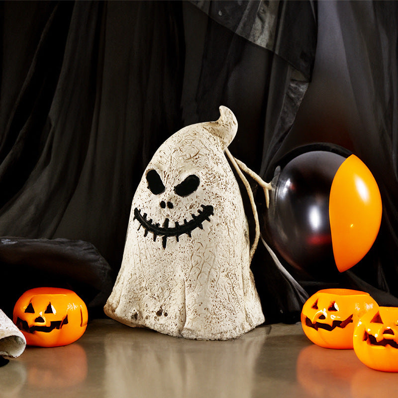 Cute Ghoul, Mummy and Ghost Halloween Decoration Set-Ghost ornament-Theone Apparel
