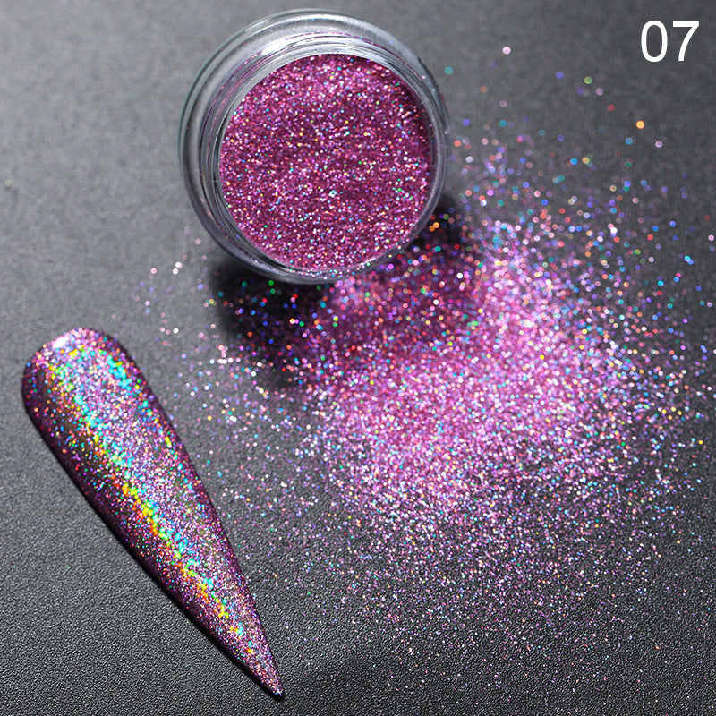 Glittery and Glitzy Nail Powder in Multiple Color Options-Pink-Theone Apparel