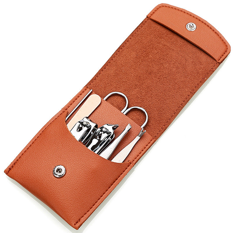 Nail Trimmer and Shaper Tool Kit with Leathery Case-Theone Apparel