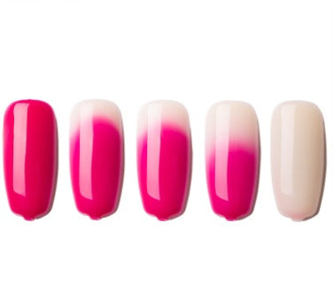 Ombre Color Short Blunt Coffin Nails in Various Colors-Color 5-Theone Apparel