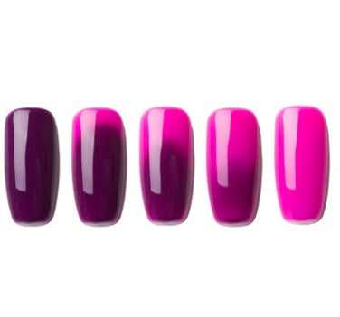 Ombre Color Short Blunt Coffin Nails in Various Colors-Color 6-Theone Apparel