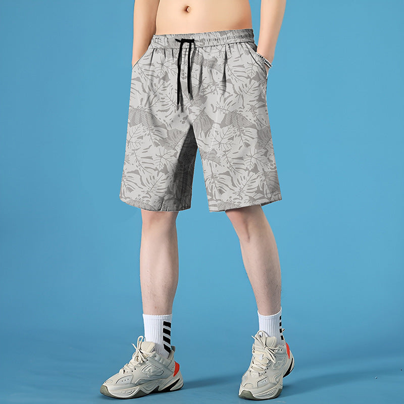 Seaside Quick-Dry Shorts for Effortless Water Transitions-Light Gray-Theone Apparel