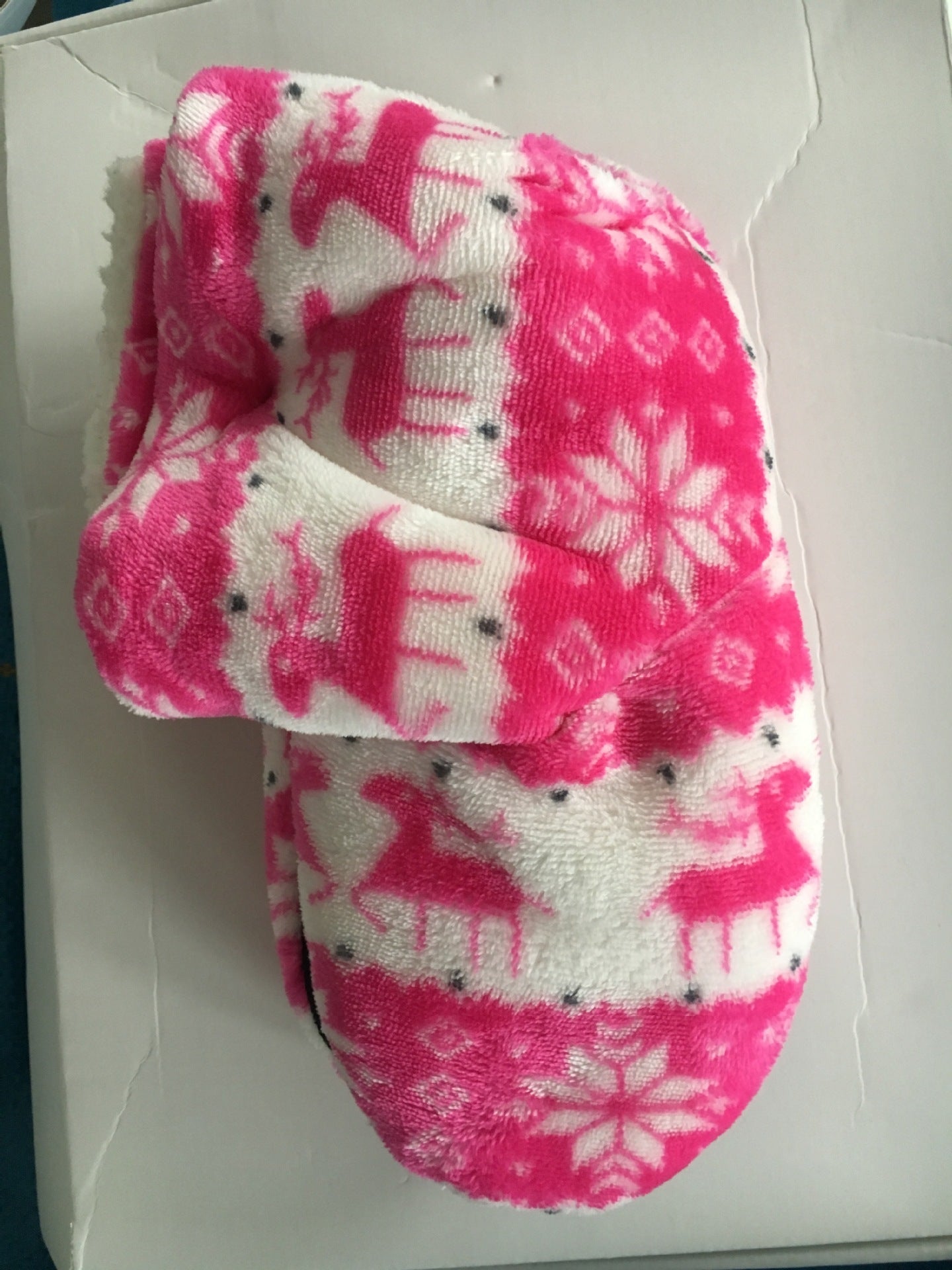 Soft Ankle Height House Slipper Booties in Various Patterns and Colors-Pink-Theone Apparel