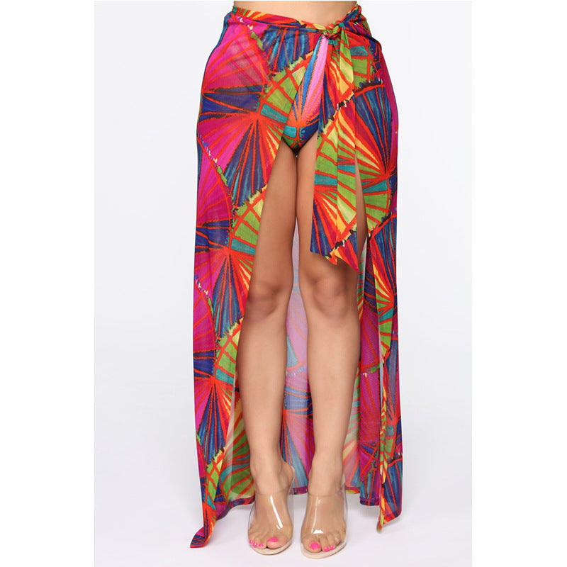 Women's Three Piece Bikini Set with Matching Coverup-Theone Apparel