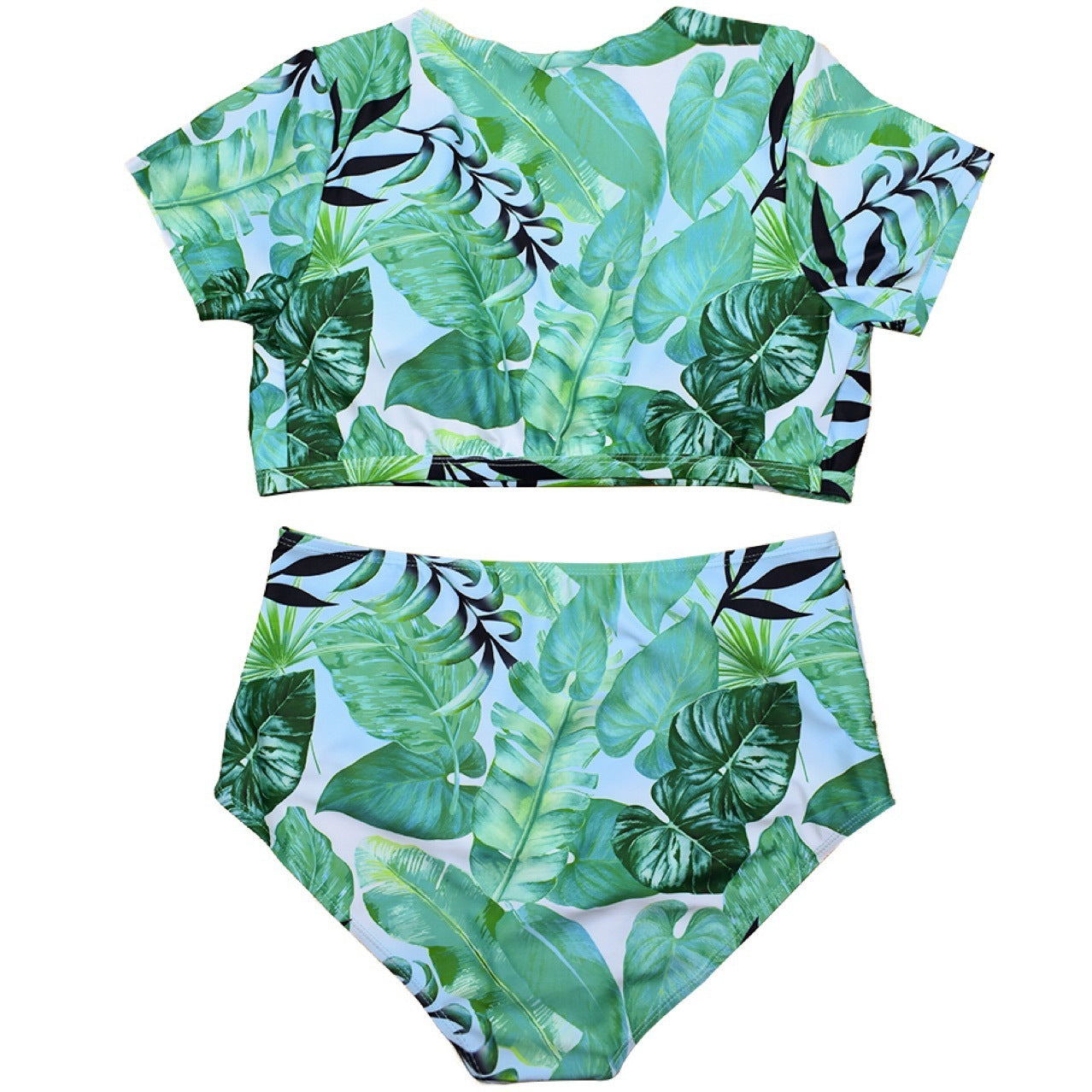 Women's Three Piece Tropical Plus Size Bikini Set-Theone Apparel