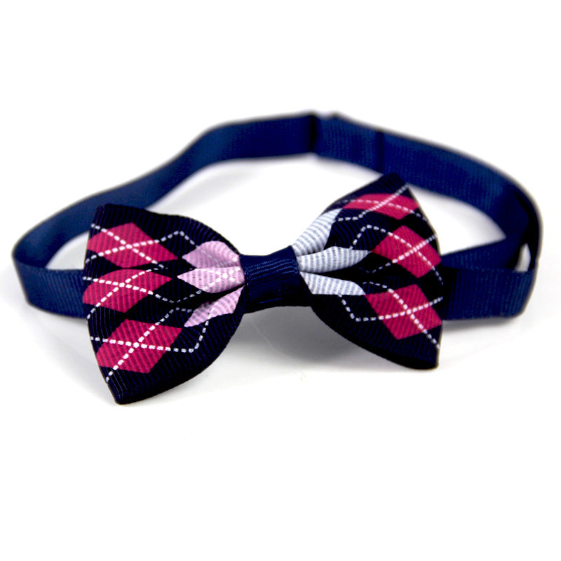 Plaid Pet Tie Scarf Accessory For Cats And Dogs