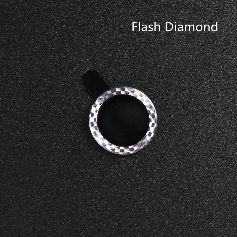 Diamond?Coated Camera Lens Protector For iPhone With Aluminum Alloy Frame