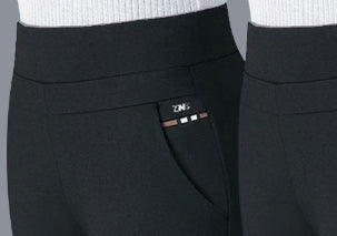 High-Waist Straight-Leg Commuter Trousers With Flattering Slim Fit