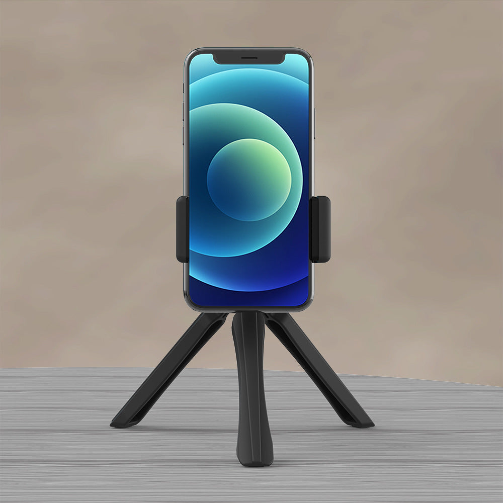 Adjustable Desktop Tripod Phone Stand With Universal Clip