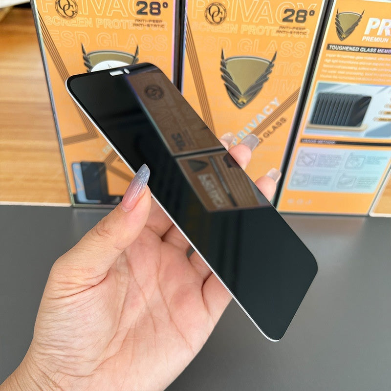 HD Anti Spy High Aluminum Tempered Glass Protector For Smartphones