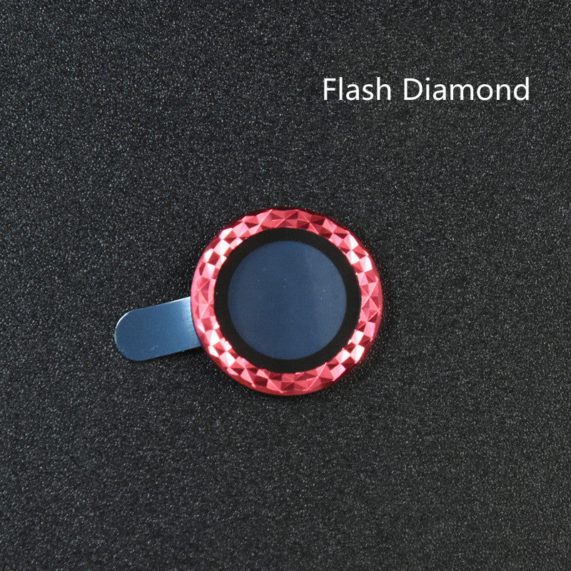 Diamond?Coated Camera Lens Protector For iPhone With Aluminum Alloy Frame