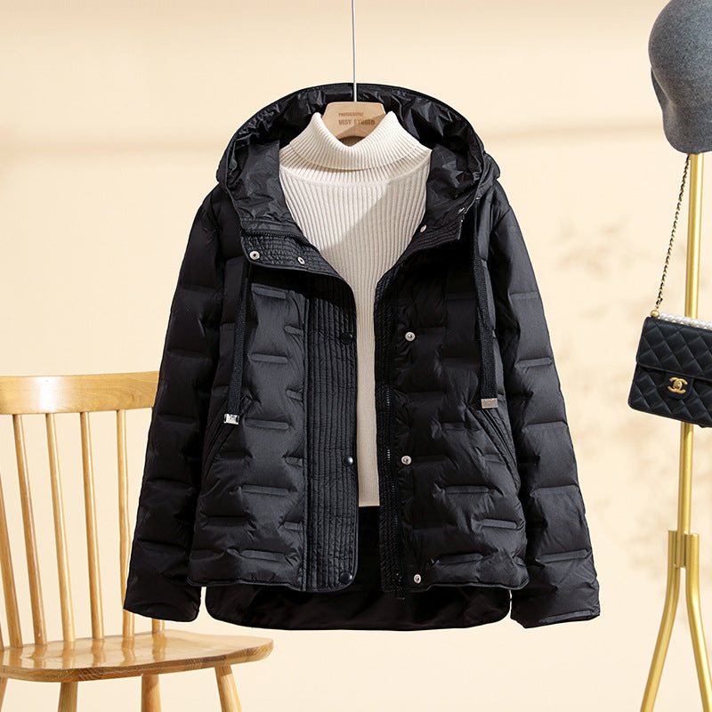 Women's Luxury Thickened White Duck Down Winter Jacket