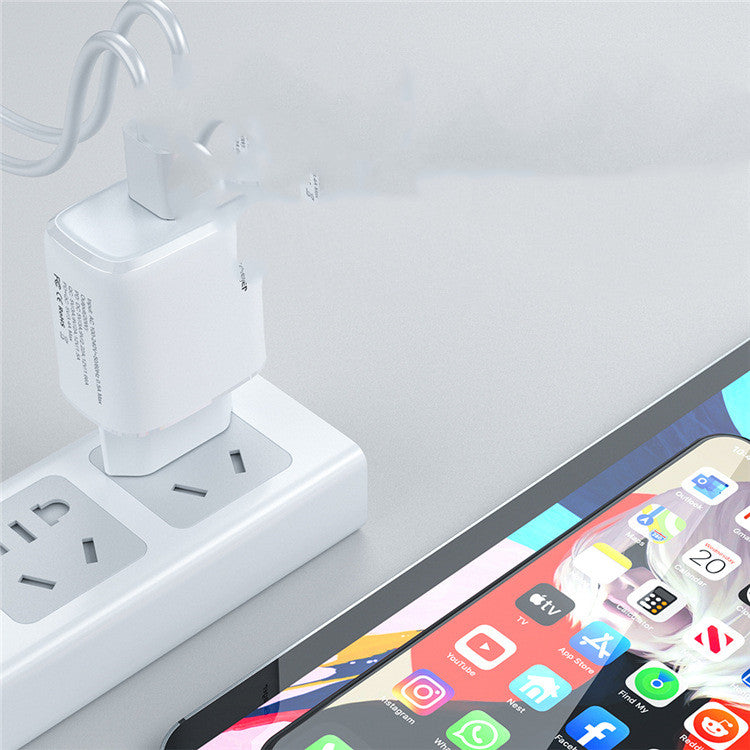 20W Dual?Port Fast Charge Adapter With Smart Protection Technology